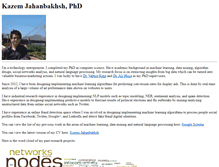 Tablet Screenshot of kazemjahanbakhsh.com